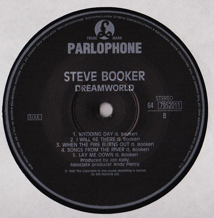 Steve Booker – Dreamworld (LP, Album, Italy - 1990)