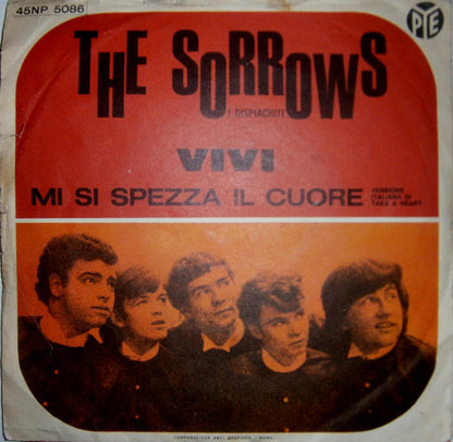 The Sorrows – Mi Si Spezza Il Cuore (Versione Italiana Di Take A Heart) (7", Italy - 1966)