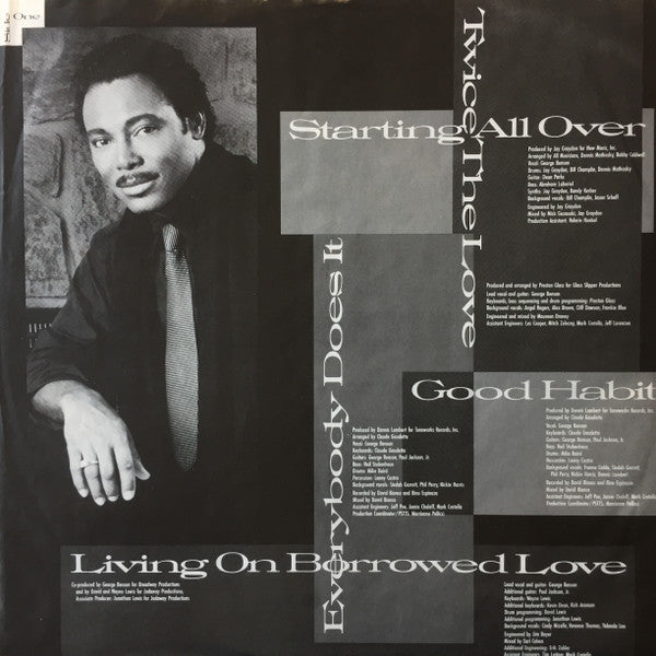 George Benson – Twice The Love (LP, Album, Europe - 1988)