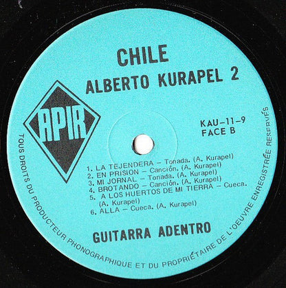 Alberto Kurapel – Guitarra Adentro (LP, Album, Canada - 1977)