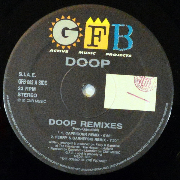 Doop – Doop (Remixes) (12", Italy - 1994)