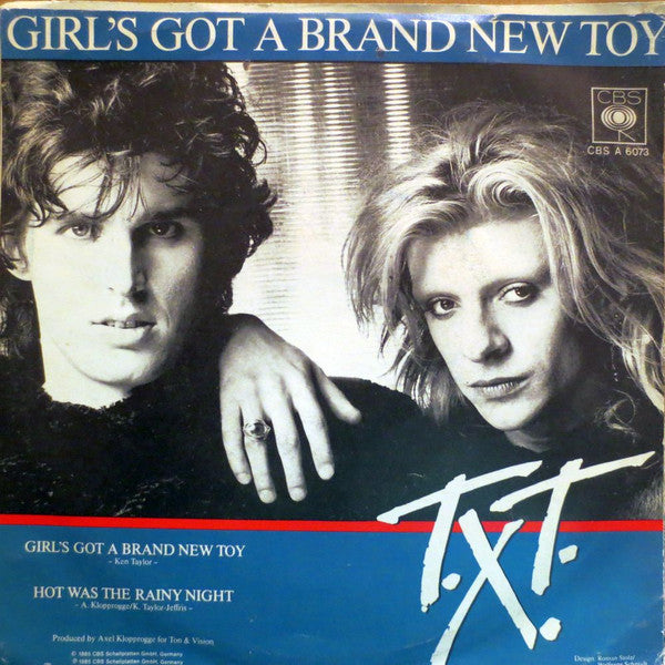 T.X.T. – Girl's Got A Brand New Toy (7", Italy - 1985)