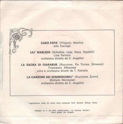 Various – La Canzone Italiana - N° 29 (7", Italy - 1970)