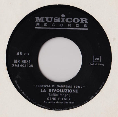 Gene Pitney – Guardati Alle Spalle / La Rivoluzione (7", Italy - 1967)