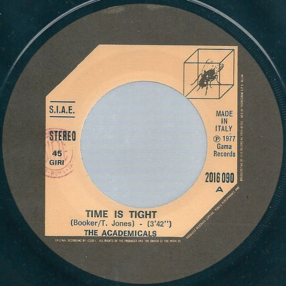 The Academicals – Time Is Tight (7", Italy - 1977)