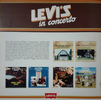 Various – Levi's In Concerto (Country Music) (LP, Compilation, Italy - 1982)