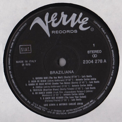 Various – Braziliana (LP, Compilation, Italy - 1975)