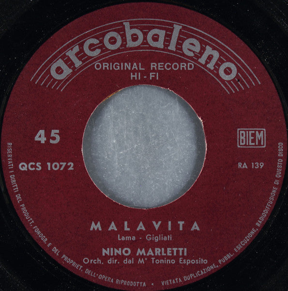 Nino Marletti – Signor Presidente (7", Italy)
