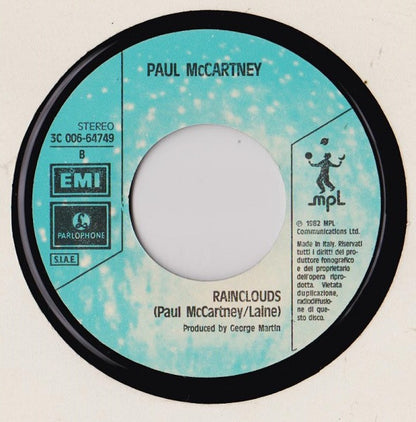 Paul McCartney – Ebony And Ivory (7", Italy - 1982)