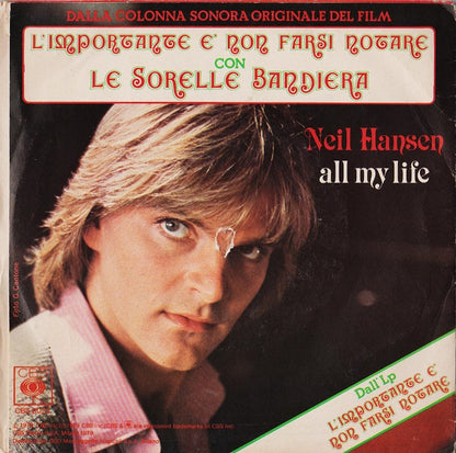 Le Sorelle Bandiera, Neil Hansen – Rimmel & Cipria / All My Life (7", Italy - 1979)