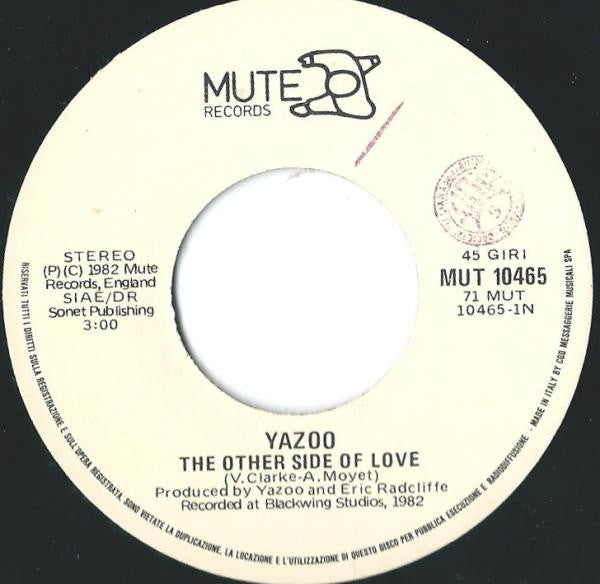 Yazoo – The Other Side Of Love (7", Italy - 1982)