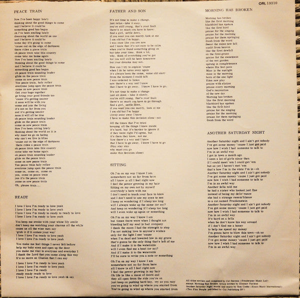 Cat Stevens – Greatest Hits (LP, Reissue, Compilation, Italy)