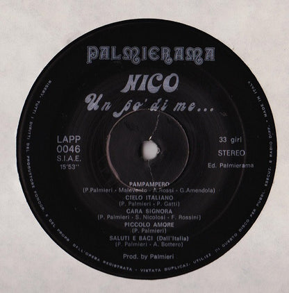 Nico Dei Gabbiani – Un Po' Di Me... (LP, Italy - 1982)