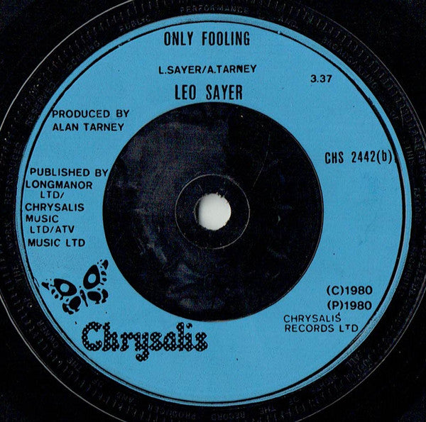 Leo Sayer – More Than I Can Say (7", UK - 1980)