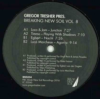 Gregor Tresher – Breaking New Soil Vol. 8 (12", Germany - 2016)