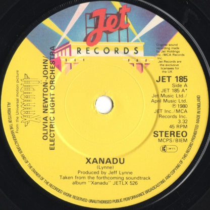 Olivia Newton-John, Electric Light Orchestra – Xanadu (7", UK - 1980)