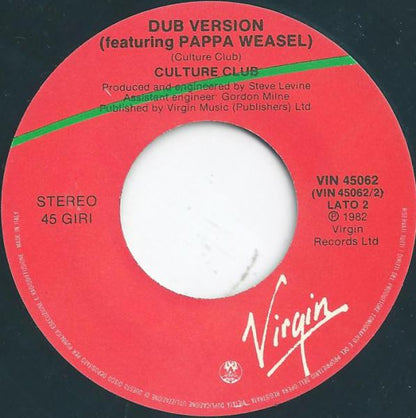 Culture Club – Do You Really Want To Hurt Me (7", Italy - 1982)