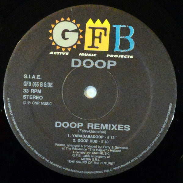 Doop – Doop (Remixes) (12", Italy - 1994)