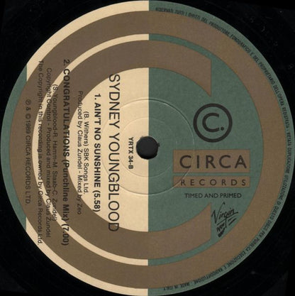 Sydney Youngblood – If Only I Could (12", Italy - 1989)
