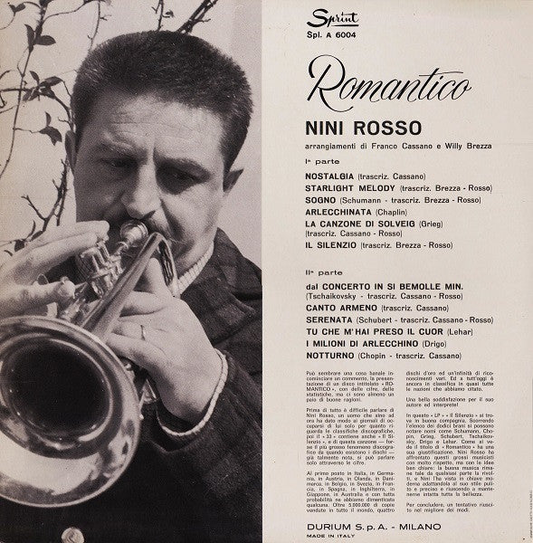 Nini Rosso – Romantico (LP, Italy - 1966)