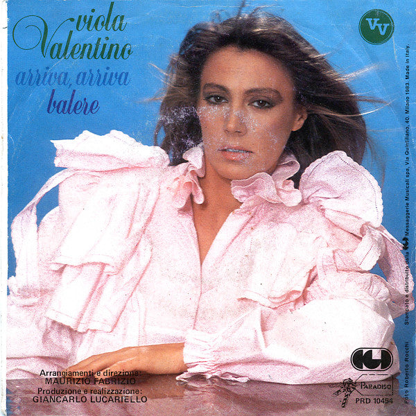 Viola Valentino – Arriva Arriva (7", Italy - 1983)