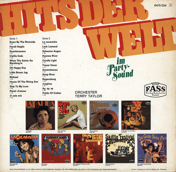 Orchester Terry Taylor – Hits Der Welt Im Party-Sound (LP, Germany)
