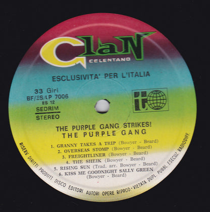 The Purple Gang – The Purple Gang Strikes! (LP, Italy)