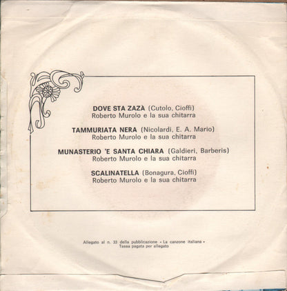 Roberto Murolo – La Canzone Italiana - N° 33 (7", Italy - 1970)