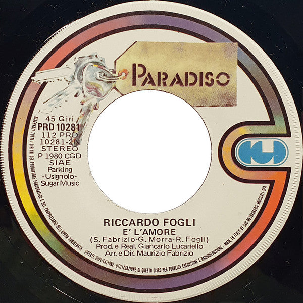Riccardo Fogli – Ti Amo Però... (7", Italy - 1980)