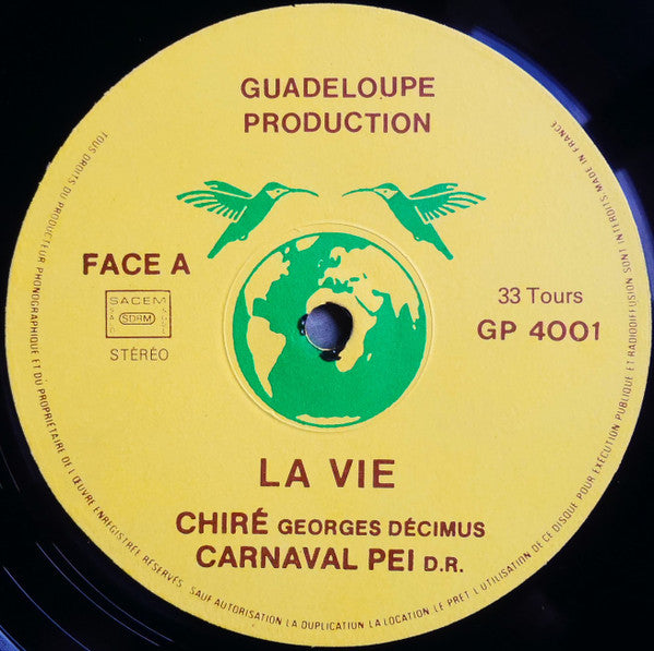 Georges Decimus – La Vie (LP, Album, France - 1983)