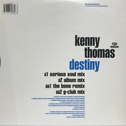 Kenny Thomas – Destiny (12", UK - 1994)