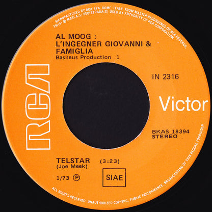 L'Ingegner Giovanni & Famiglia – Telstar / Solaris (I Will Return) (7", Italy - 1973)