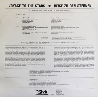 Remo Rau Project – Voyage To The Stars • Reise Zu Den Sternen (LP, Album, Switzerland - 1985)