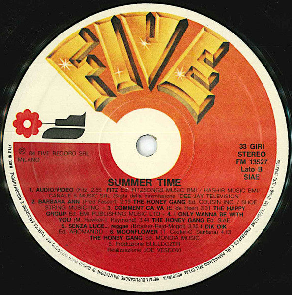 Various – Summer Time (LP, Compilation, Italy - 1984)