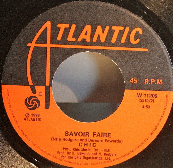 Chic – Le Freak (7", Italy - 1978)