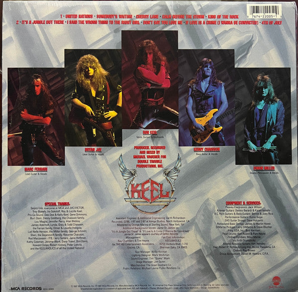 Keel – Keel (LP, Album, US - 1987)