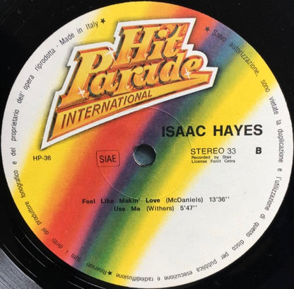 Isaac Hayes – Isaac Hayes (LP, Compilation, Italy - 1982)