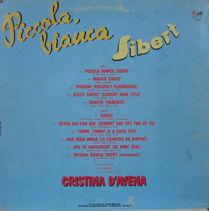 Cristina D'Avena – Piccola, Bianca Sibert (LP, Album, Italy - 1987)