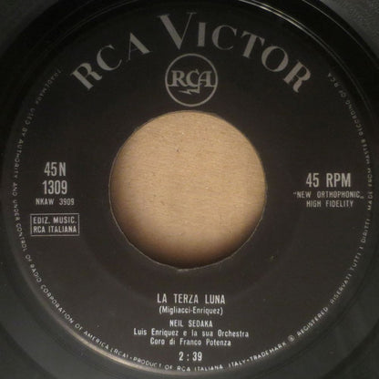 Neil Sedaka – Il Re Dei Pagliacci / La Terza Luna (7", Italy - 1962)