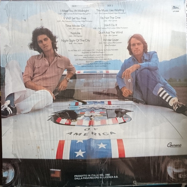 Carmen & Thompson – Time Moves On (LP, Album, Italy - 1980)