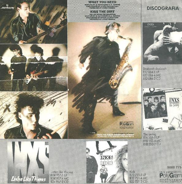 INXS – What You Need (7", Italy - 1987)