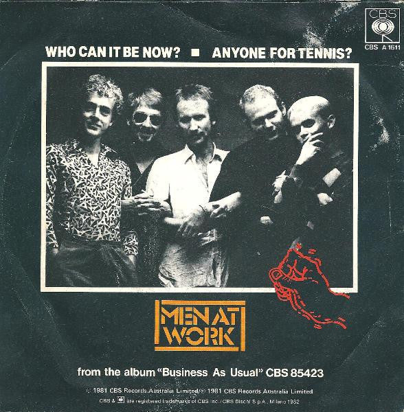 Men At Work – Who Can It Be Now? (7", Italy - 1982)