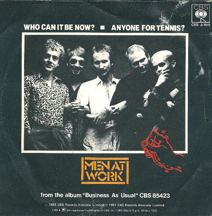 Men At Work – Who Can It Be Now? (7", Italy - 1982)