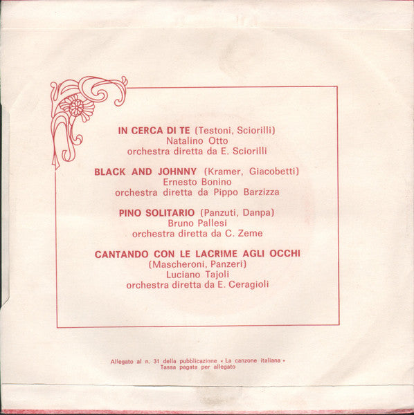 Various – La Canzone Italiana - N. 31 (7", Italy - 1970)