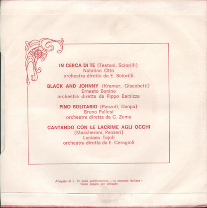 Various – La Canzone Italiana - N. 31 (7", Italy - 1970)
