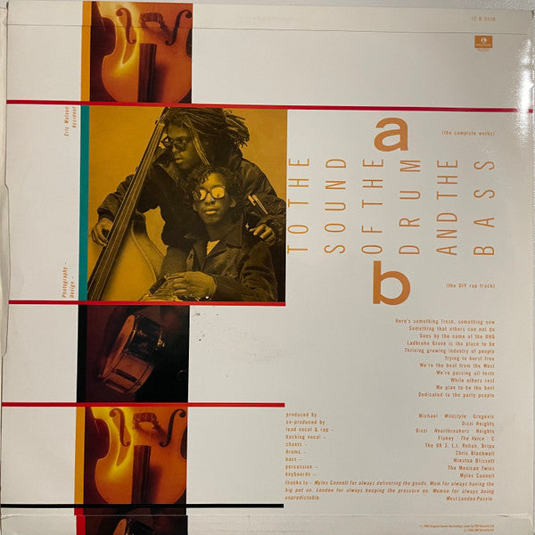 Dizzi Heights – To The Sound Of The Drum & The Bass (12", UK - 1986)