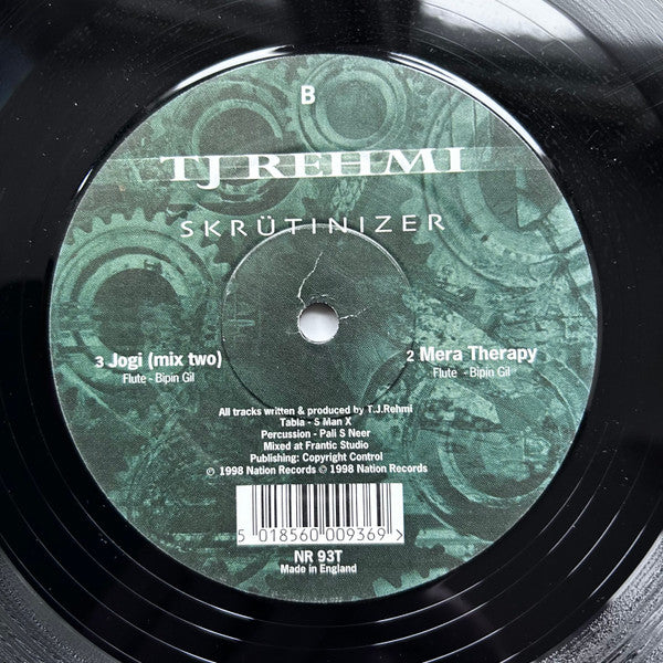 TJ Rehmi – Skrutinizer (12", UK - 1998)