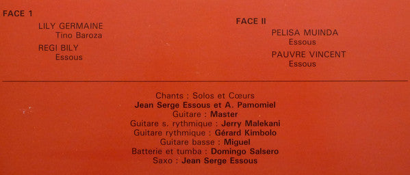 Jean Serge Essous – Lily-Germaine  (LP, France)