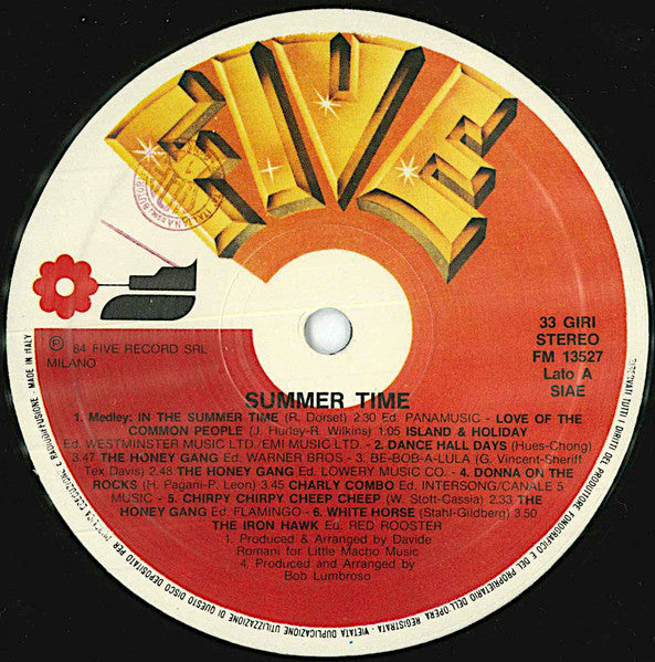 Various – Summer Time (LP, Compilation, Italy - 1984)