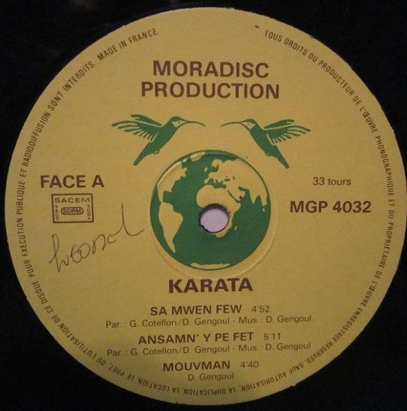 Karata – Kimbe Kow (LP, France - 1988)